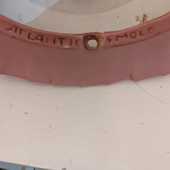 RARE Zodiac Signs Vintage Ceramic Pink Wall Clock - Picture 2 of 2